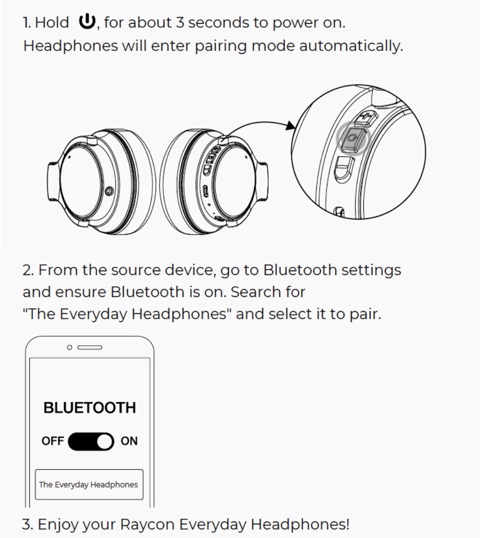How to Pair Raycon Headphones